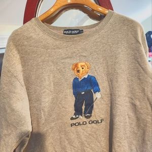 Vintage Polo Golf Polo Bear Sweatshirt